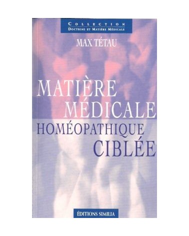 Matiere Medicale Homeopatique Ciblee