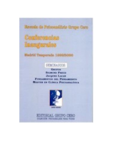 Conferencias Inaugurales - Grupo Cero - Madrid Tem