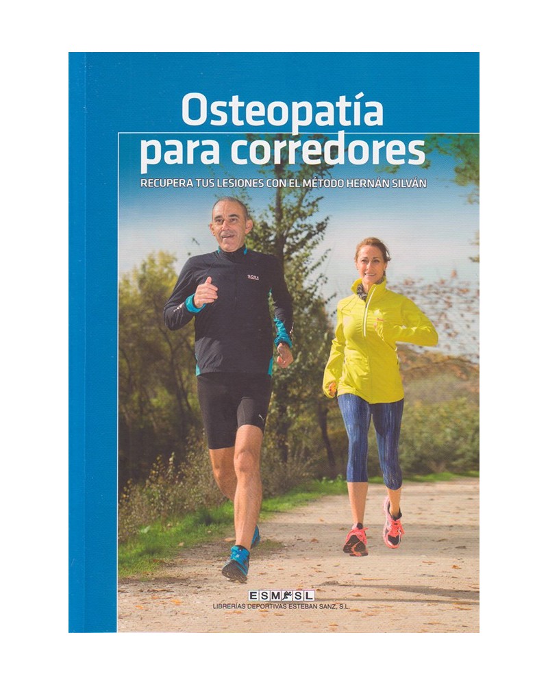 portada Osteopatía para corredores. Por Dr. Hernán Silván. ISBN 9788494190575