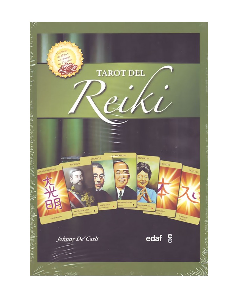 Tarot del Reiki (LIBRO + BARAJA), de Johnny De’Carli. ISBN: 9788441435773