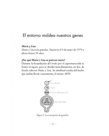 El impacto de las emociones en el ADN, por Nathalie Zammatteo. ISBN: 9788491110415