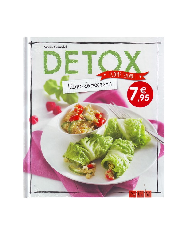 Detox. Libro de recetas. ¡Come sano!, por Marie Gründel. ISBN: 9783625006176