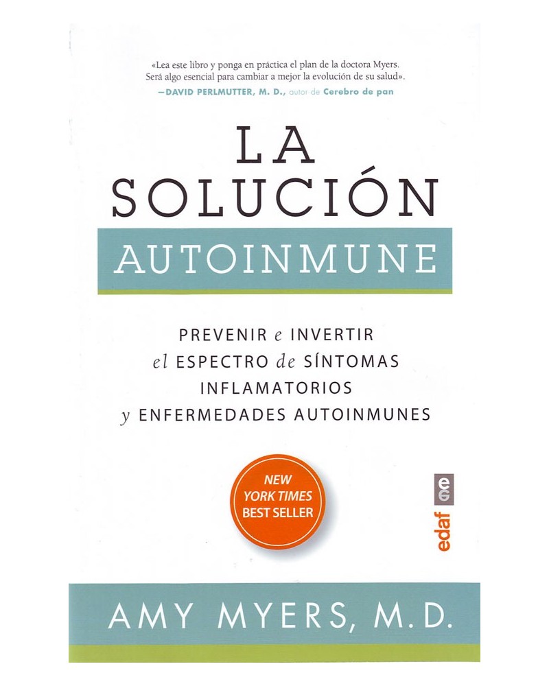 La solución autoinmune. Por  Amy Myers. ISBN: 9788441436022