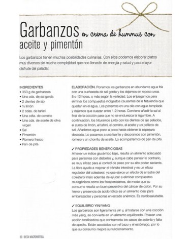 Dieta Macrobiotica (Nuria Penalva Comendador ). Ed. Libsa