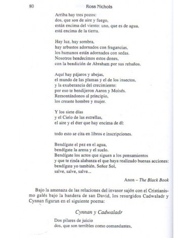 Libro de los Druidas (Ross Nichols). RCR Ediciones. ISBN: 9788482450186