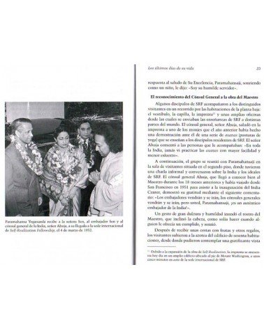 Paramahansa Yogananda in memóriam (Paramahansa Yogananda) Ed. Self-Realization Fellowship  ISBN: 9780876121337