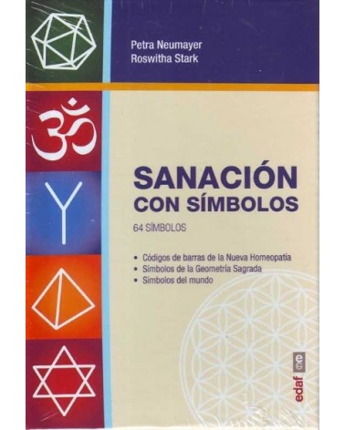 Sanación con símbolos Kit (libro+baraja), por Petra Neumayer y Roswitha Stark. Ed. Edaf, 2016