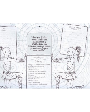 Colorea el Zodiaco - INSPIRACION CREATIVA. Ed LIBSA  Calendario Astrológico de la personalidad