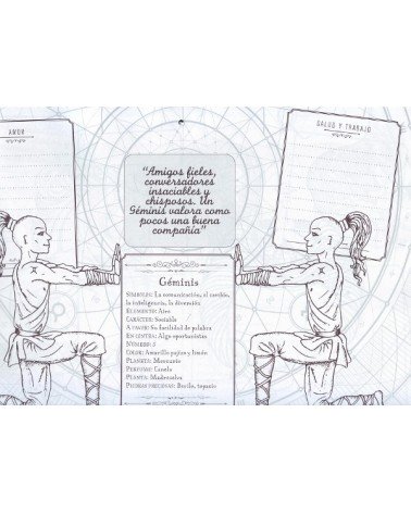 Colorea el Zodiaco - INSPIRACION CREATIVA. Ed LIBSA  Calendario Astrológico de la personalidad