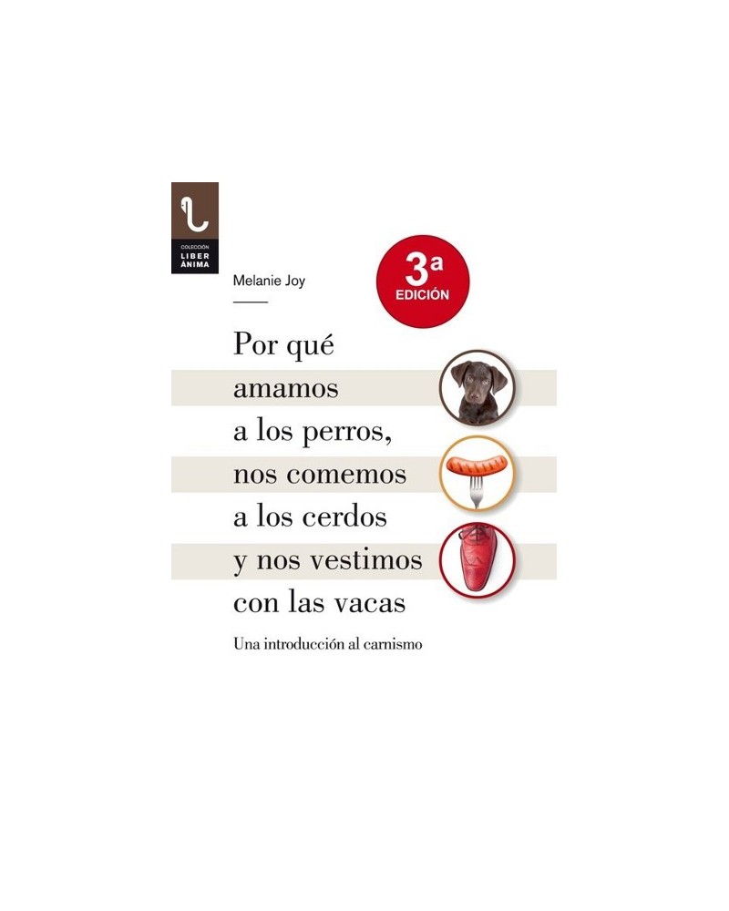 Por qué amamos a los perros, nos comemos a los cerdos y nos vestimos con las vacas, por Melanie Joy. Ed. Plaza y Valdés