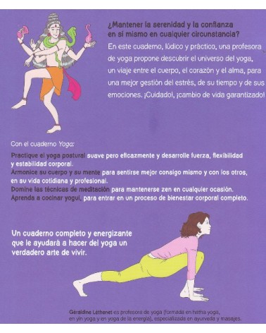 YOGA ¡Descubra el bienestar y la paz interior!, por Géraldine Lethenet. Ed. Terapias Verdes
