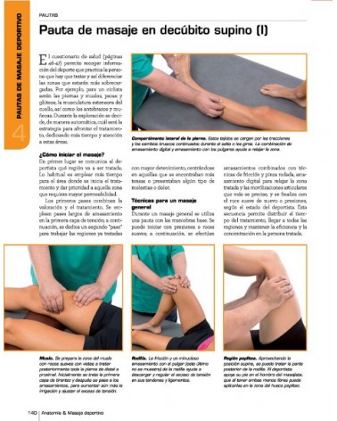 Anatomía y Masaje Deportivo, por  Artur Jacomet Carrasco y Josep Mármol Esparcia. Ediciones Paidotribo