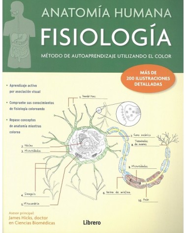 Anatomía humana. Fisiología, por Dr. James Hicks. Editorial: Librero