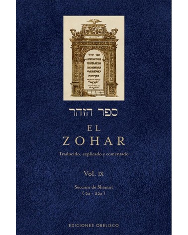 EL ZOHAR Vol. IX, por Rabi Shimon Bar Iojai. Editorial Obelisco