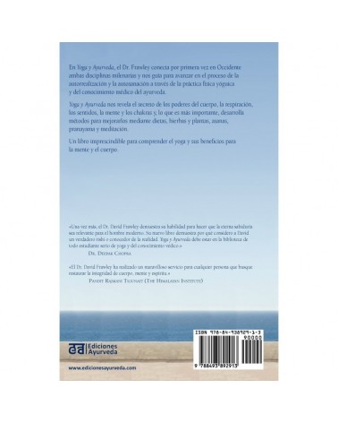 Yoga y ayurveda, de David Frawley. Ediciones Ayurveda