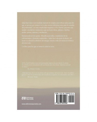 Salud ayurveda del Dr. David Frawley. Ediciones Ayurveda