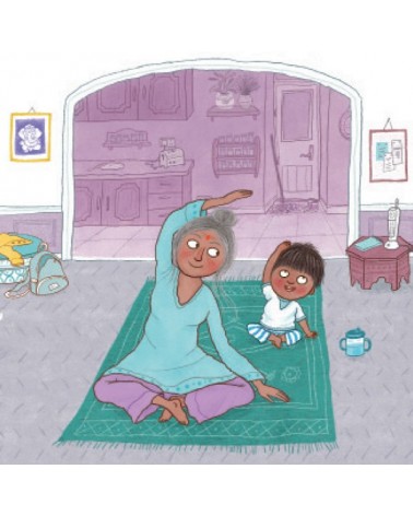 Bebés yoguis, por Fearne Cotton (autora) y Sheena Dempsey (ilustradora). Editorial Picarona