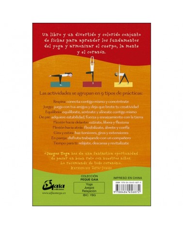 Juegos yoga, por Sophie Fatus (Ilustradora),  Tara Guber y Leah Kalish. Gaia Ediciones