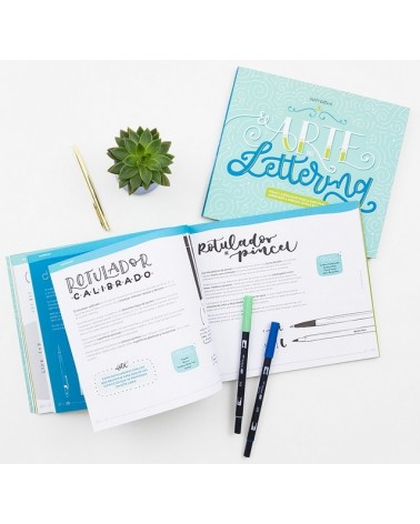 El arte del lettering, por Happy Letters (Marta Velázquez). Editorial Sirio