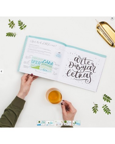 El arte del lettering, por Happy Letters (Marta Velázquez). Editorial Sirio