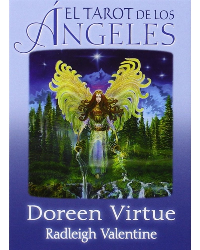 El Tarot De Los Ángeles  (libro guía + baraja), por Doreen Virtue y Radleigh Valentine. Guy Trédaniel ediciones