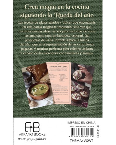Cocina mágica Cartas