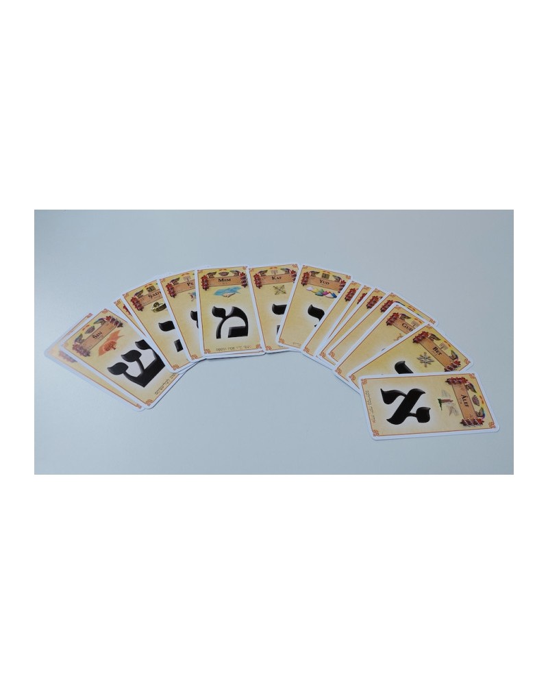 OTIYOTH. Las letras hebreas. 22 cartas NO INCLUYE LIBRITO