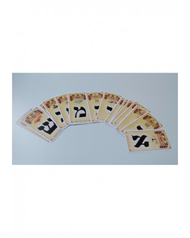 OTIYOTH. Las letras hebreas. 22 cartas NO INCLUYE LIBRITO